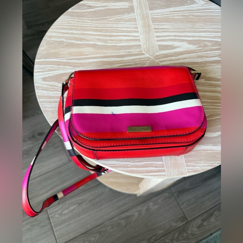 Kate Spade|Limited Edition Stacy Lauren Way Bonita Stripe Crossbody Bag•••As Is* - Picture 3 of 16